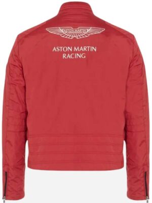 GB Hacket Astin Martin F1 Racing Red Zipper Jacket