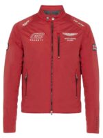 GB Hacket Astin Martin F1 Racing Red Zipper Jacket