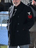 George Clooney Wolfs 2024 Black Trench Coat