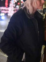 Happiest Season Kristen Stewart Black Wool Jacket