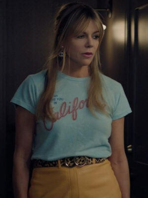 High Potential 2024 Kaitlin Olson California Blue Fleece T-Shirt