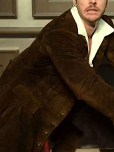 Holidate 2020 Jackson Brown Trench Suede Coat