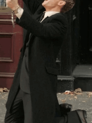 How I Met Your Mother Barney Stinson Black Trench Coat