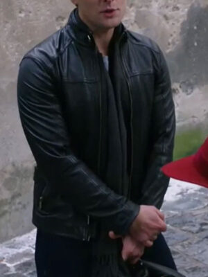 Jack Donnelly A Royal Winter Black Real Leather Jacket