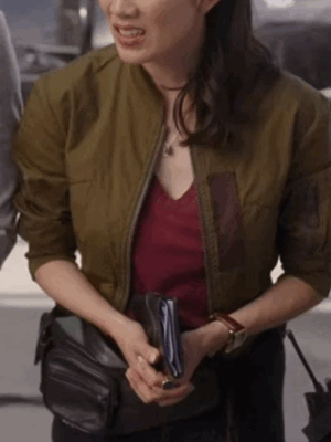 Jessika Van A Hollywood Christmas 2022 Zipper Cotton Jacket