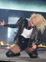 Joker Folie A Deux Lady Gaga Black Leather Zipper Jacket