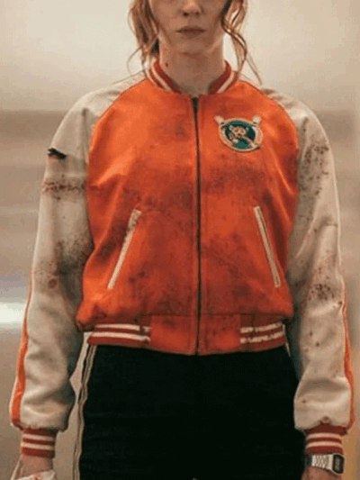 Karen Gillan Gunpowder Milkshake Zipper Jacket