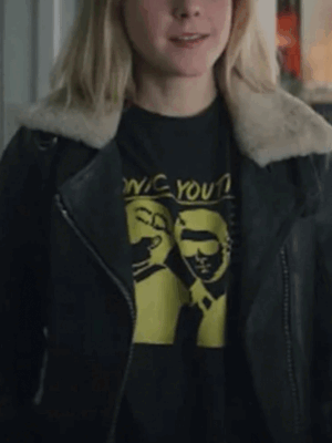 Kiernan Shipka Let It Snow Angie Black Jacket