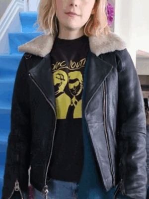 Kiernan Shipka Let It Snow Angie Black Jacket