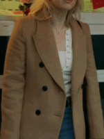 Laci J Mailey The Perfect Setting Brown Wool Coat