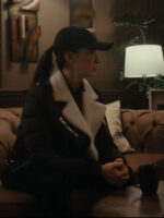 Levels 2024 Cara Gee Shearling Black Zipper Jacket