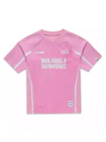 Li Ning LPL 2024 Bilibili Gaming LOL Pink Fleece Jersey