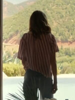 Lonely Planet Lily Kemp Multicolor Striped Cotton Shirt