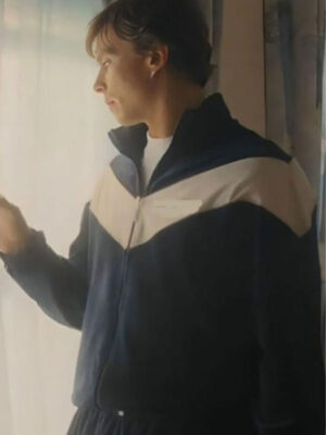 Monsters Nicholas Alexander Track Black Cotton Zipper Jacket