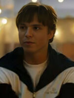 Monsters Nicholas Alexander Track Black Cotton Zipper Jacket