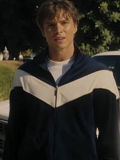 Monsters Nicholas Alexander Track Black Cotton Zipper Jacket