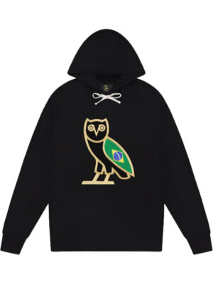 OVO International OG Brazil Black Fleece Pullover Hoodie