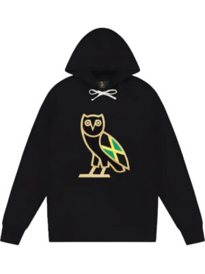 OVO International OG Jamaica Black Fleece Pullover Hoodie