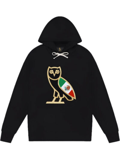 OVO International OG Mexico Black Fleece Pullover Hoodie