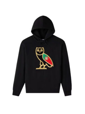 OVO International OG Portugal Black Fleece Pullover Hoodie