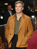 Small Things Like These 2024 Cillian Murphy Brown Suede Blazer