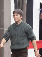 Small Things Like These Cillian Murphy Grey Knitted Sweater