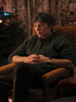 Small Things Like These Cillian Murphy Grey Knitted Sweater
