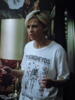 Smile 2 Naomi Scott Talking Head White Cotton Pullover Tee