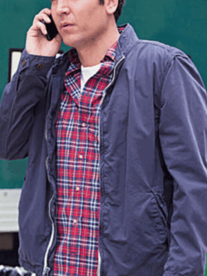 Ted Mosby How I met Your Mother Blue Zip-Up Jacket
