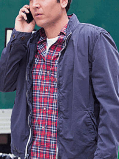 Ted Mosby How I met Your Mother Blue Zip-Up Jacket
