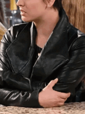The Big Bang Theory Season 08 Penny Black Leather Jacket