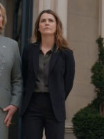The Diplomat S02 Keri Russell Black Suiting Blazer