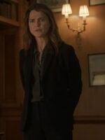 The Diplomat S02 Keri Russell Black Suiting Blazer