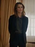 The Diplomat S02 Keri Russell Black Suiting Blazer