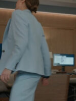 The Diplomat S02 Keri Russell Light Blue Suiting Blazer