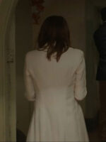 The Diplomat S02 Keri Russell White Wool Coat