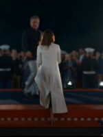 The Diplomat S02 Keri Russell White Wool Coat