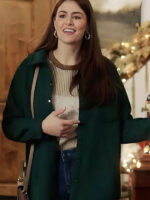 The Fabric Of Christmas 2024 Alia DeSantis Green Wool Jacket