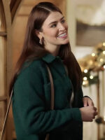 The Fabric Of Christmas 2024 Alia DeSantis Green Wool Jacket