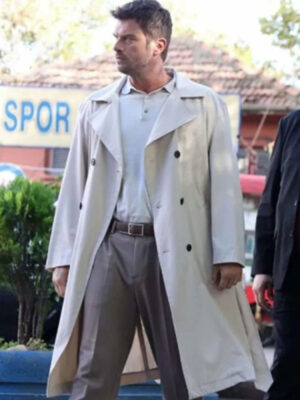 The Family S02 Aslan Soykan White Trench Cotton Coat