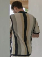 The Groomsmen Second Chances Tyler Hynes Striped Knitted Shirt