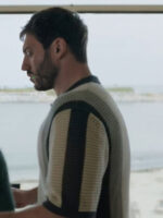 The Groomsmen Second Chances Tyler Hynes Striped Knitted Shirt