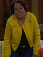 The Neighborhood S07 Tichina Arnold Yellow Cardigan