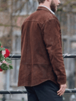 The Perfect Setting 2025 David Elsendoorn Brown Leather Jacket