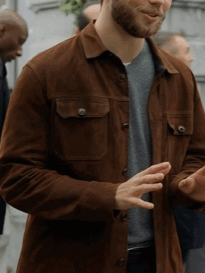 The Perfect Setting 2025 David Elsendoorn Brown Leather Jacket