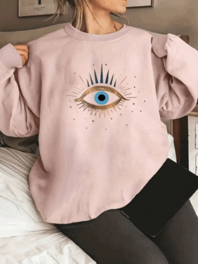 90 Day Fiance Happily Ever After S08 Loren Eye Print Sweatshirt