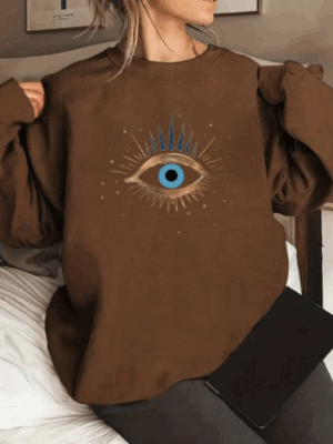 90 Day Fiance Happily Ever After S08 Loren Eye Print Sweatshirt