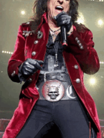 Alice Cooper Velvet Red Coat