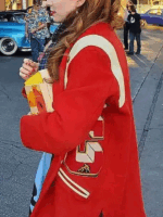 Alisha Erozer Amityville Apt Red Coat
