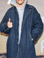 Bupkis 2023 Pete Davidson Denim Coat